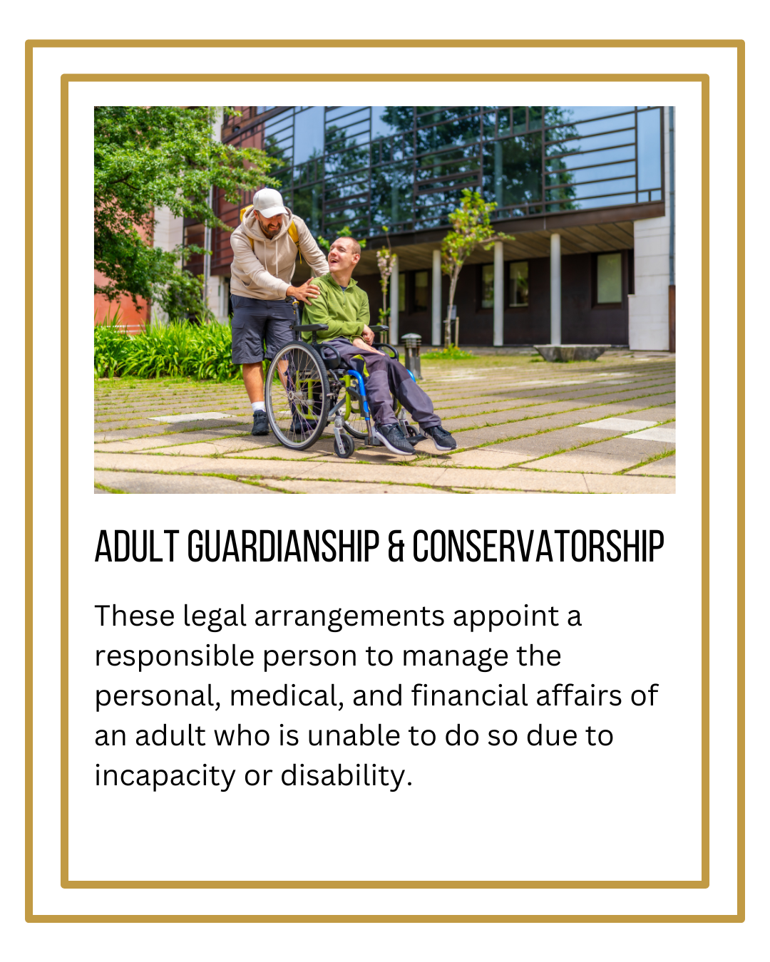 Adult guardianship and  conservatorship